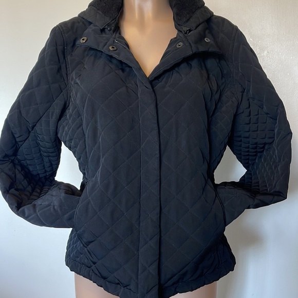 CALVIN Klein Puffed, Hooded, fully Sherpa lined women’s JACKET Sz LARGE - Picture 7 of 16